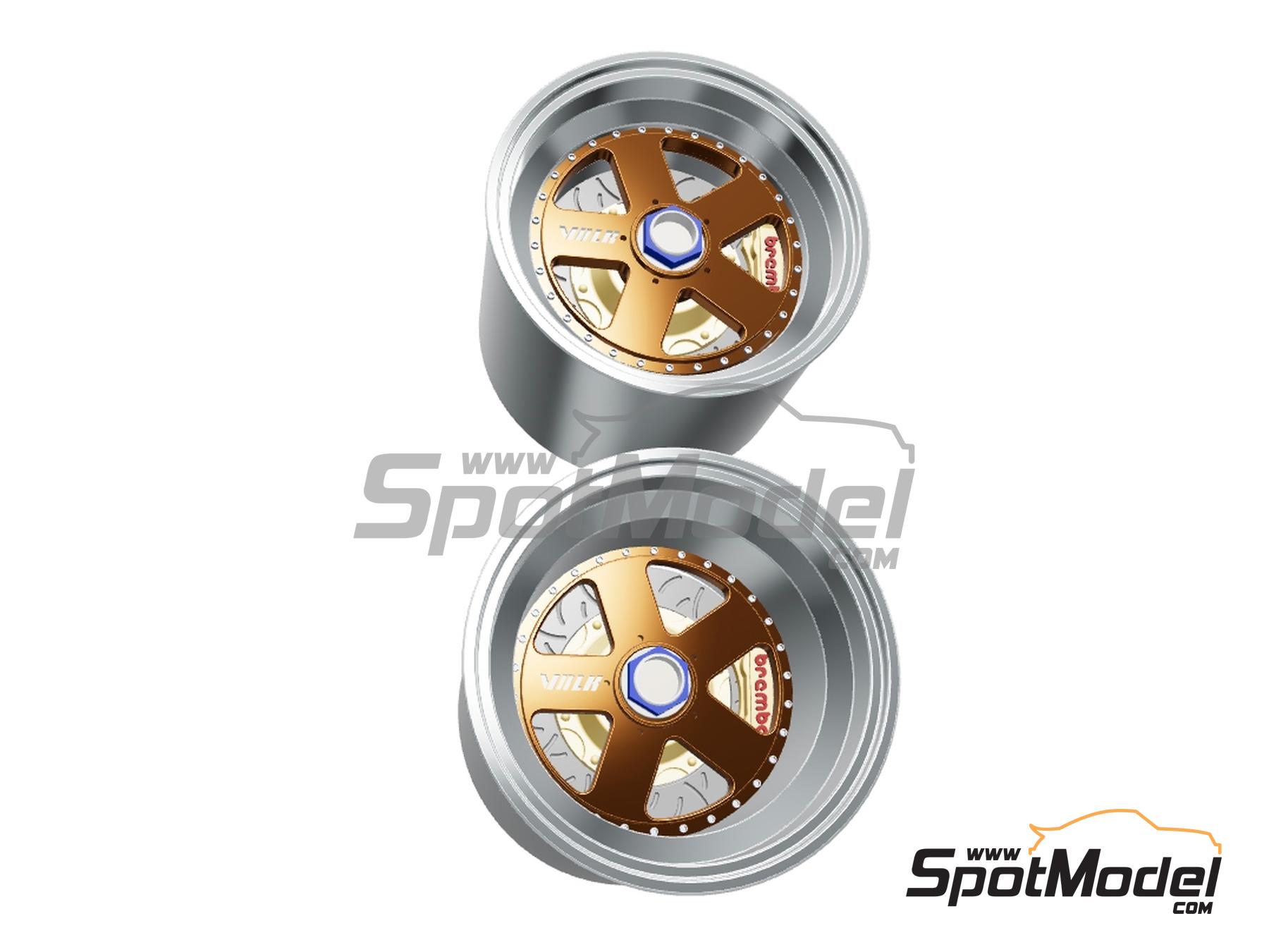 Scale Motorsport 6115: Rims 1/24 scale - Mazda 787B - for Tamiya